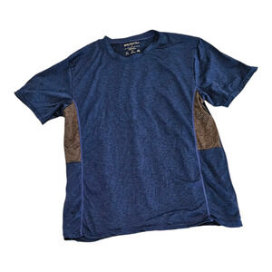 Real Essentials Size Medium Blue Short Sleeve T-Shirt